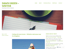 Tablet Screenshot of dgreenwriting.com